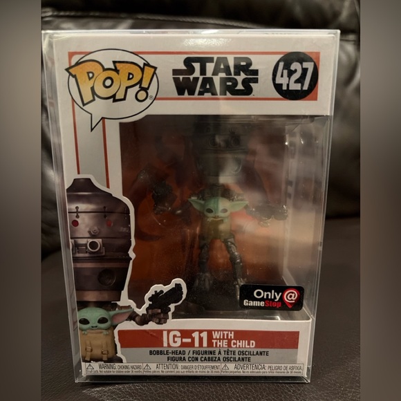 (Funko Pop IG-11 With The Child #427 – GameStop Exclusive/New w/ Protector
(F39@ - Picture 2 of 6